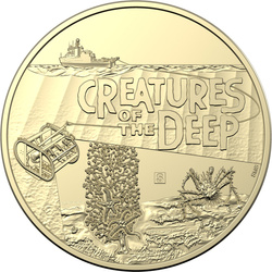 Set de 4 monede Creatures of the Deep Bronz Aluminiu 2023 Mintmark & Privy Mark
