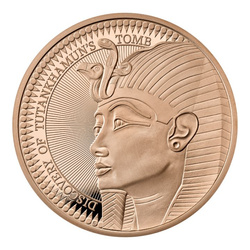 Tutankhamun Discovery 100. rocznica £5 Złoto 2022 Proof