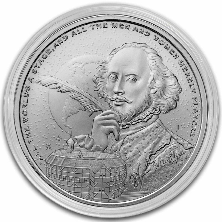 Niue: Icons of Inspiration - William Shakespeare 1 oz Silber 2024 Coin