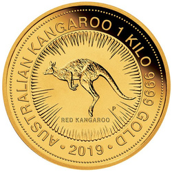 Kangourou australien 1000 grammes d'or 2019