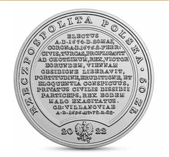 Treasures of Stanisław August - 50 PLN Joannes III Sobiescius Silver Coin