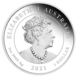 The 95th Birthday of Her Majesty the Queen 1 oz Silber 2021 Proof 