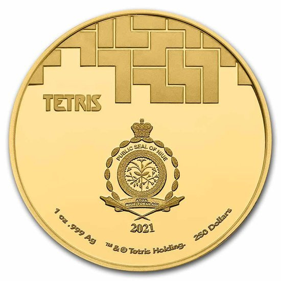 Niue: Tetris 1 oz Oro 2021
