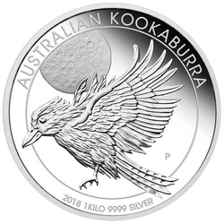 Kookaburra 1000 gramów Srebra 2018 Proof