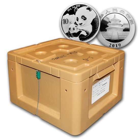 Panda chinois 30 grammes d'argent 2019