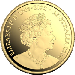 RAM: Set di 6 monete Cambio di monarca Oro 2024 Proof