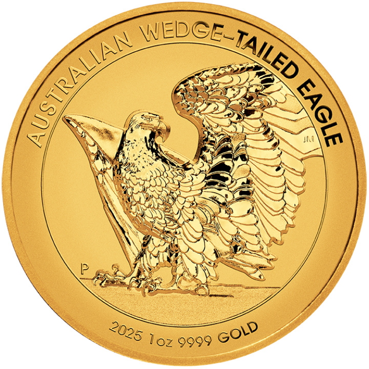 Australian Wedge-Tailed Eagle 1 oz Gold 2025 Reverse Proof Ultra High Relief