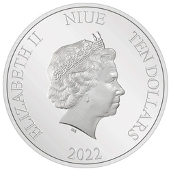 Niue: Star Wars Battle Scenes - Anakin vs. Obi-Wan kolorowany 3 uncje Srebra 2022 Proof