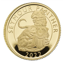 The Royal Tudor Beasts: Seymour Panther 1/4 uncji Złota 2022 Proof