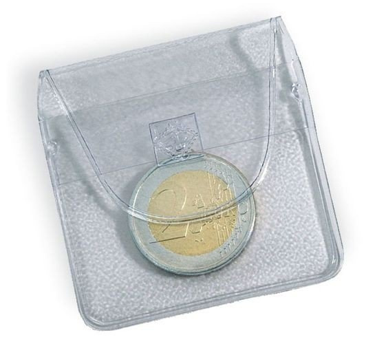 Leuchtturm - Műanyag boríték 1 db, legfeljebb 46 mm méretű érme számára