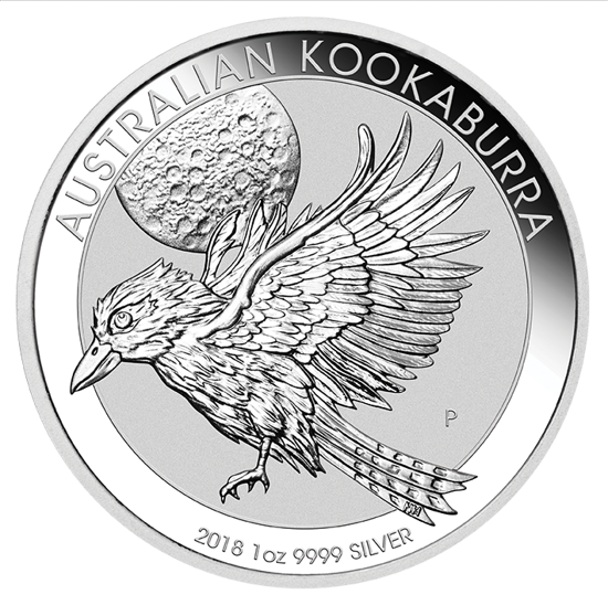 Kookaburra 1 oz Silber 2018 milk spots