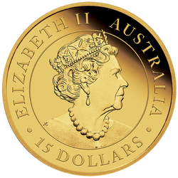 Zestaw Australijski Kangur 1/4 uncji & 1/10 uncji Złota 2022 Proof
