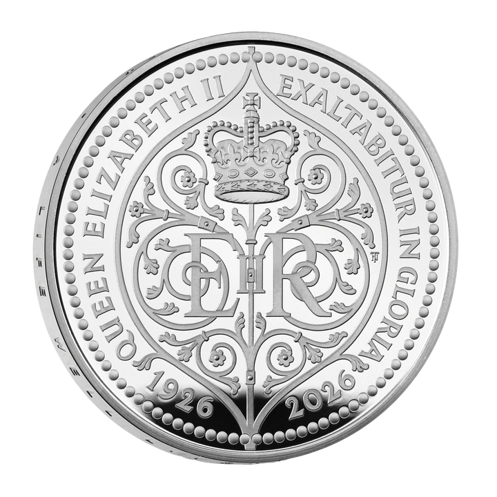 Srebrna Moneta 100th Anniversary of the Birth of Queen Elizabeth £5 Srebro 2026 Proof
