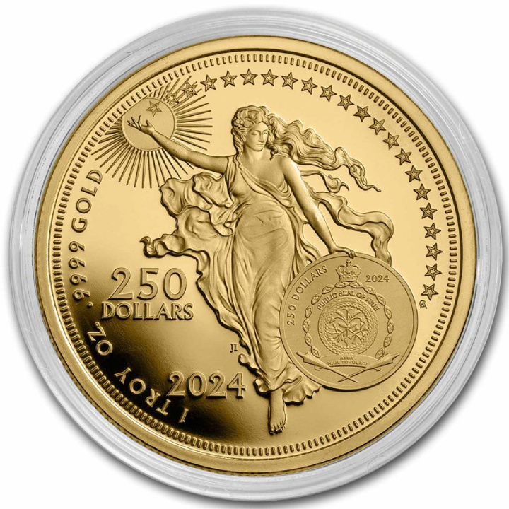 Niue: Icons of Inspiration - William Shakespeare 1 uncja Złota 2024