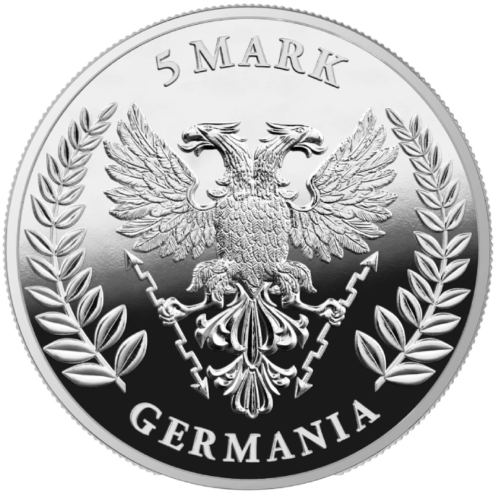 Germania 1 uncja Srebra 2025 Proof