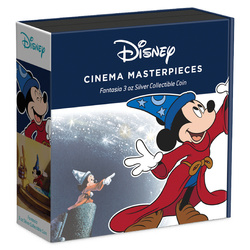 Niue: Disney Cinema Masterpieces - Fantasia coloured 3 oz Plata 2023 Proof