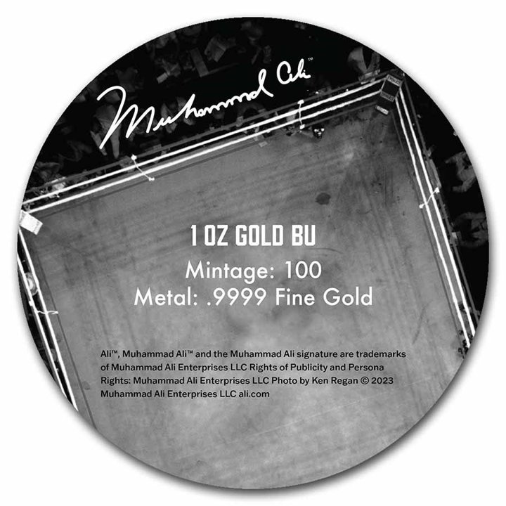 Niue: Muhammad Ali 1 oz Plata 2023 Losa