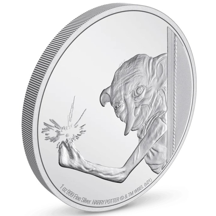 Niue: Harry Potter Classic - Dobby the House Elf 1 oz Silver 2021 Proof