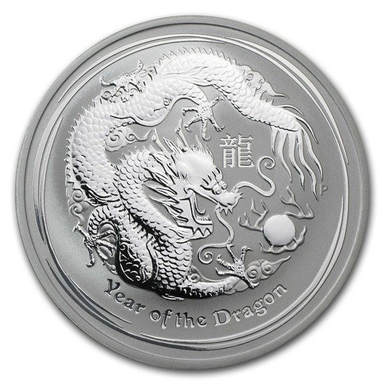 Lunar II: Jahr des Drachen 1 oz Silber 2012