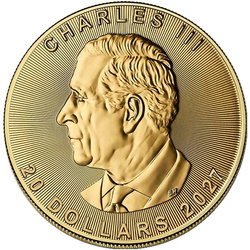 Moneda de oro Maple Leaf canadiense 1/2 onzas de oro 2027