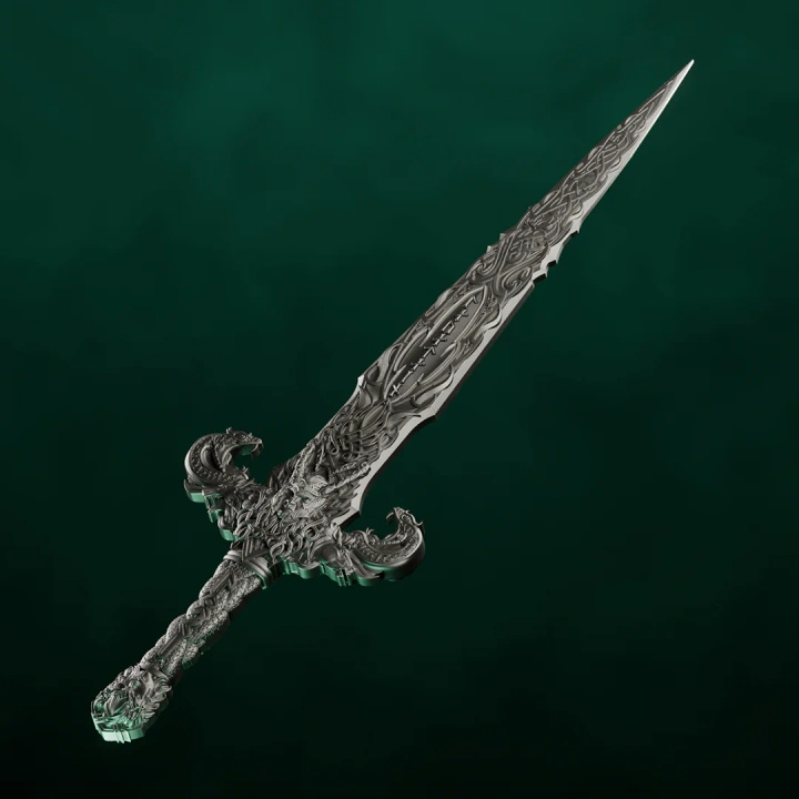 Medalie de argint Laevateinn (Loki's Sword) 1 oz Silver 2026 Ultra High Relief Antiqued Shaped