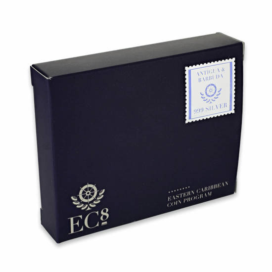 Antigua y Barbuda: Rum Runner coloreado 1 oz Plata 2018 Proof