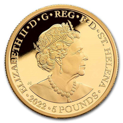 St Helena: Goddess - Hera and the Peacock 1 oz Gold 2022 Proof