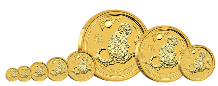 Lunar II : Année du singe 1 kg d'or