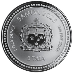 Samoa: Seahorse 1 uncja Srebra 2025