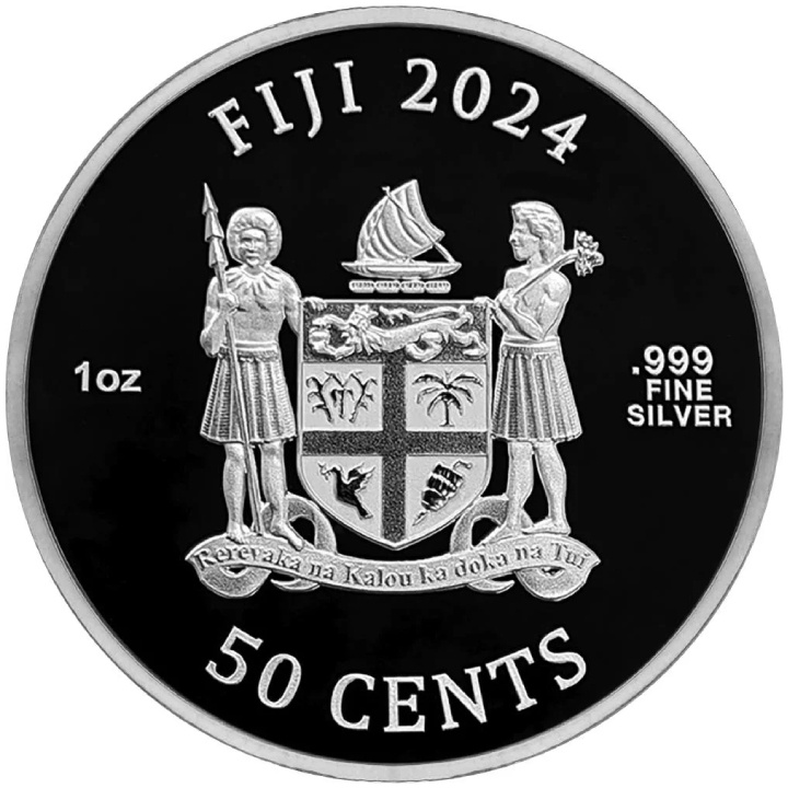 Fiji: Cats 1 oz Silver 2024 Prooflike