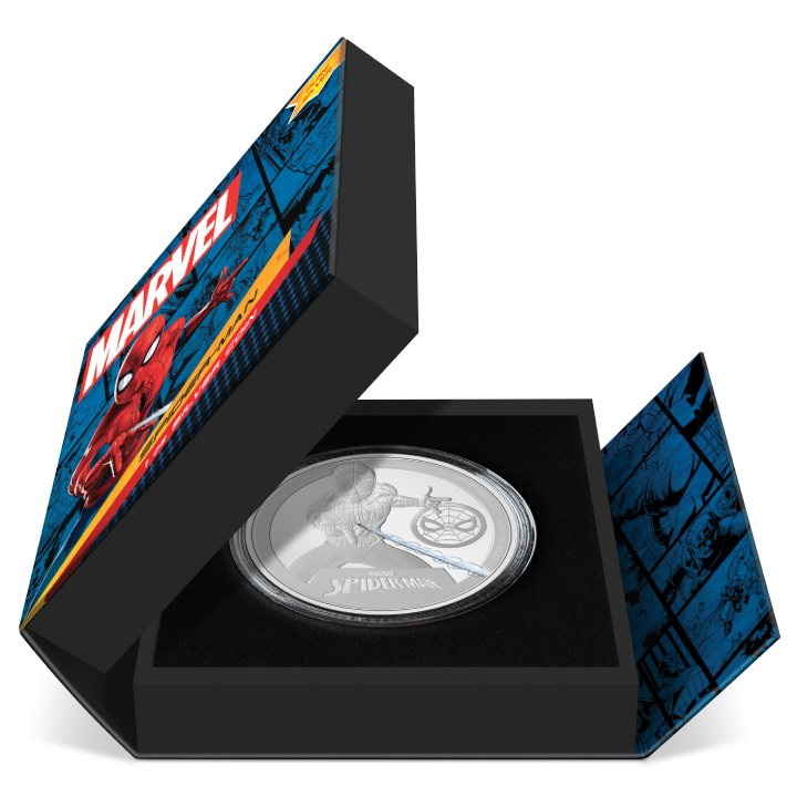 Niue: Marvel - Spider- Man coloreado 1 oz Plata 2023 Proof
