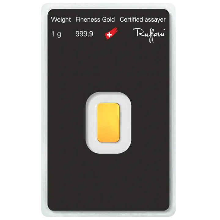 Argor Heraeus 1 g Goldbarren