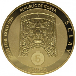 Chiwoo Cheonwang 5 uncji Złota 2018 Proof