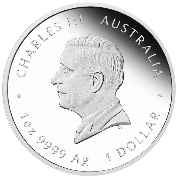 Perth Mint Lunar III - Година на Козата цветна 1 oz сребро 2027 Proof