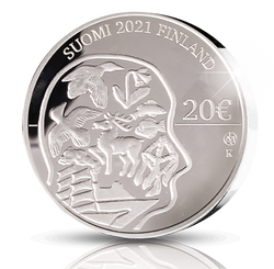 Åland Autonomy - 100 Years 20 Euro Srebro 2021 Proof