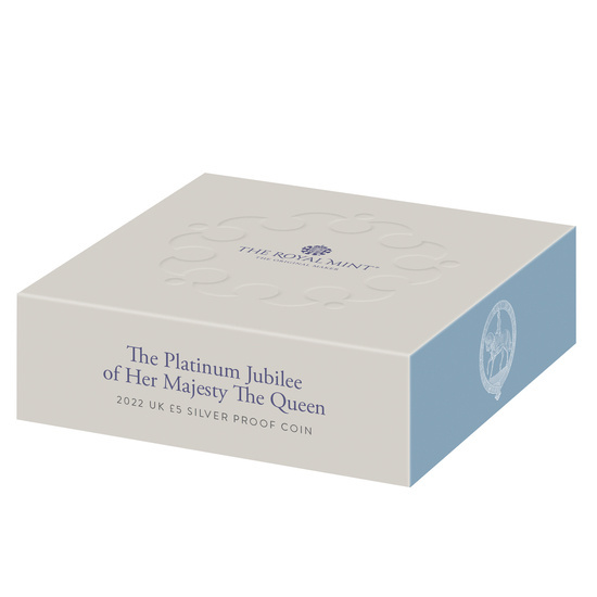 The Platinum Jubilee of Her Majesty The Queen £5 Silver 2022 Proof