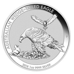 Wedge-Tailed Eagle 1 oz Silber 2018 PAKET 300 Stück
