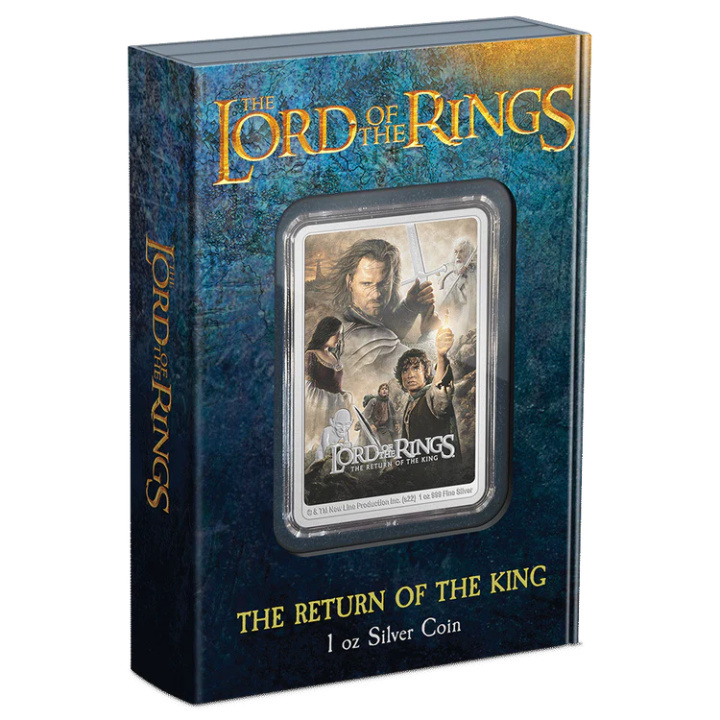Niue: The Lord of the Rings - The Return of the King coloured 1 oz Silber 2022 Proof