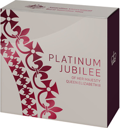 II. Erzsébet királynő platina jubileuma Ezüst 2022 Proof