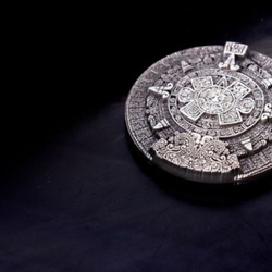 Aztec Sun Stone Stacker 2 unce stříbra 2022