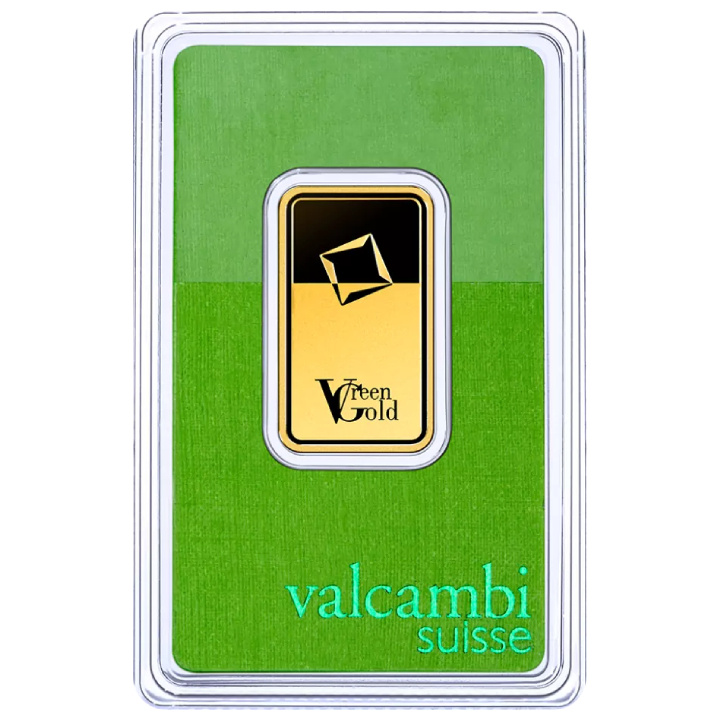 Valcambi Green Gold 20 g Gold Bar