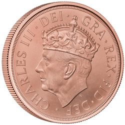 Great Britain: The Coronation of His Majesty King Charles III Five Sovereign Piece 2023 Coin