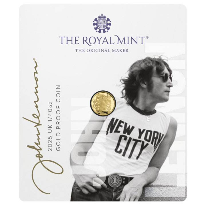 John Lennon 1/40 uncia arany 2025 Proof