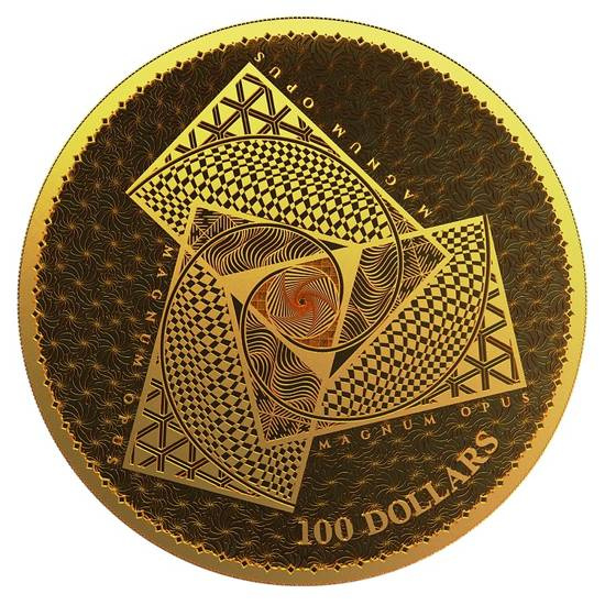 Tokelau: Magnum Opus 1 uncia arany 2022 Prooflike