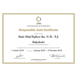 Lingotto Nadir 0,1 grammi d'oro LBMA GD Refiner
