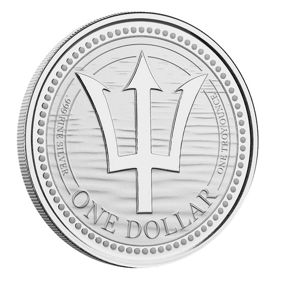 Barbados: Trident 1 oz Silber 2022