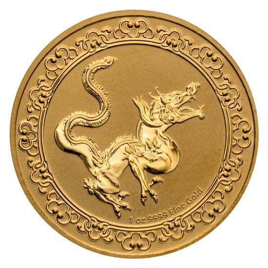 Niue: Celestial Animals - The Yellow Snake 1 oz Gold 2020