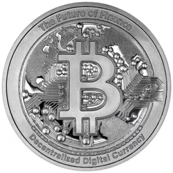 Niue: Bitcoin 1 oz Plata 2025