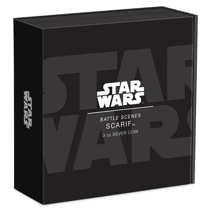 Niue: Star Wars - Battle Scenes of Scarif kolorowany 3 uncje Srebra 2022 Proof