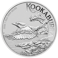 Kookaburra 1 kg ezüst 2026